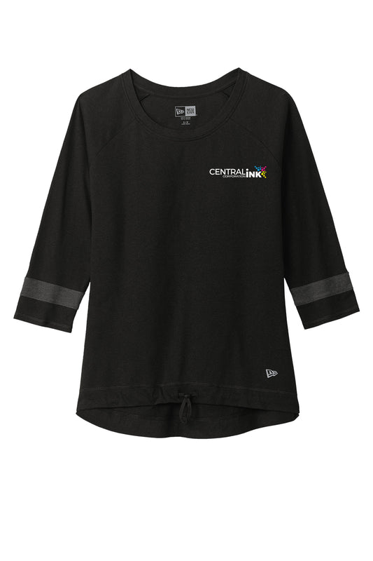 New Era® Women's Tri-Blend 3/4-Sleeve Tee